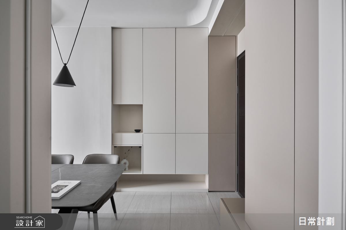 16坪新成屋(5年以下)＿混搭風玄關餐廳案例圖片＿日常計劃空間設計有限公司＿日常計劃_08.新北16坪混搭風之4