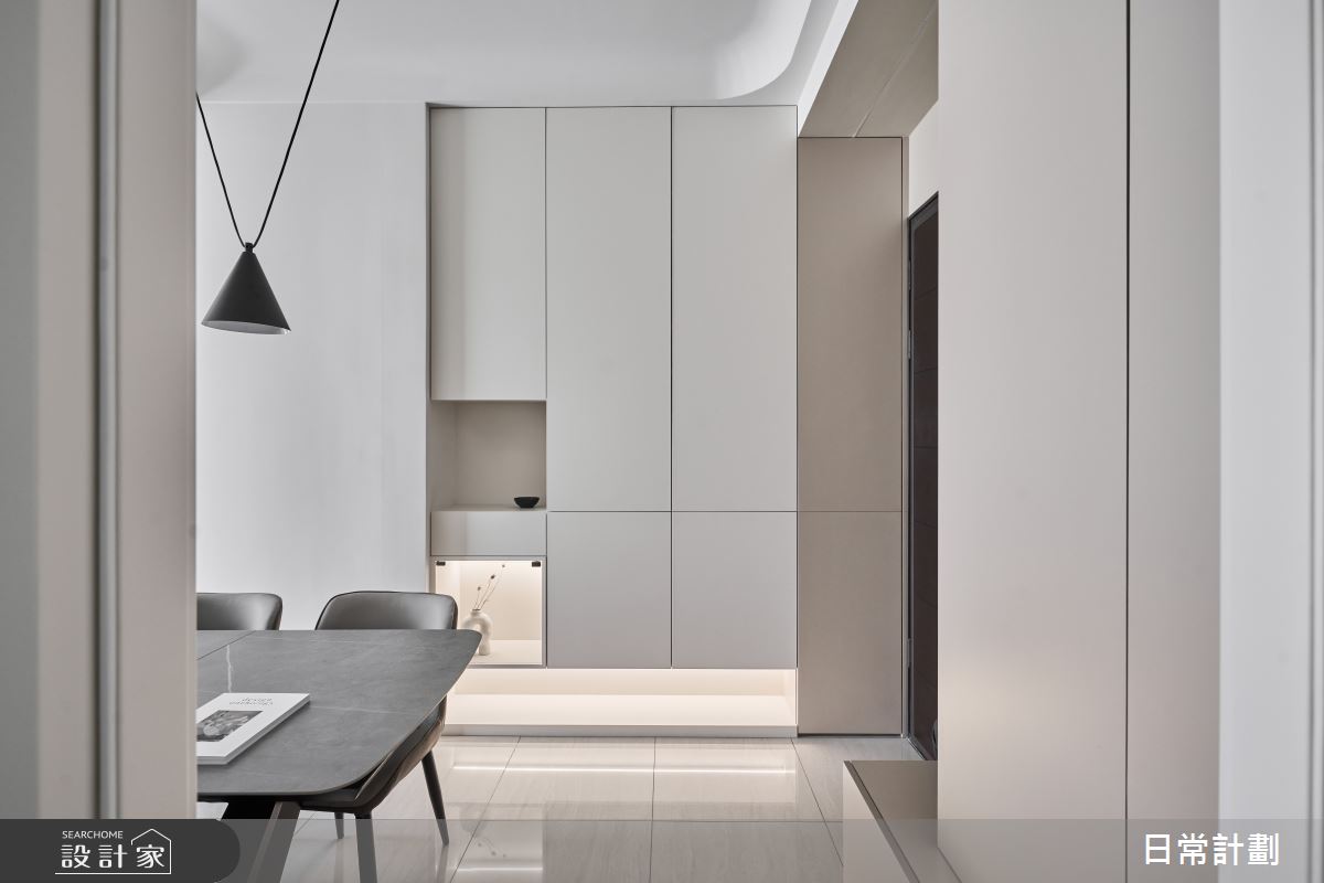 16坪新成屋(5年以下)＿混搭風玄關餐廳案例圖片＿日常計劃空間設計有限公司＿日常計劃_08.新北16坪混搭風之5