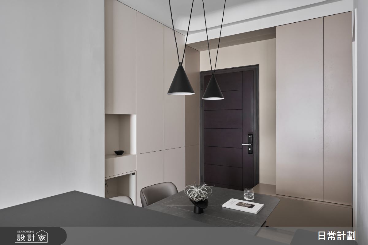 16坪新成屋(5年以下)＿混搭風玄關餐廳案例圖片＿日常計劃空間設計有限公司＿日常計劃_08.新北16坪混搭風之8