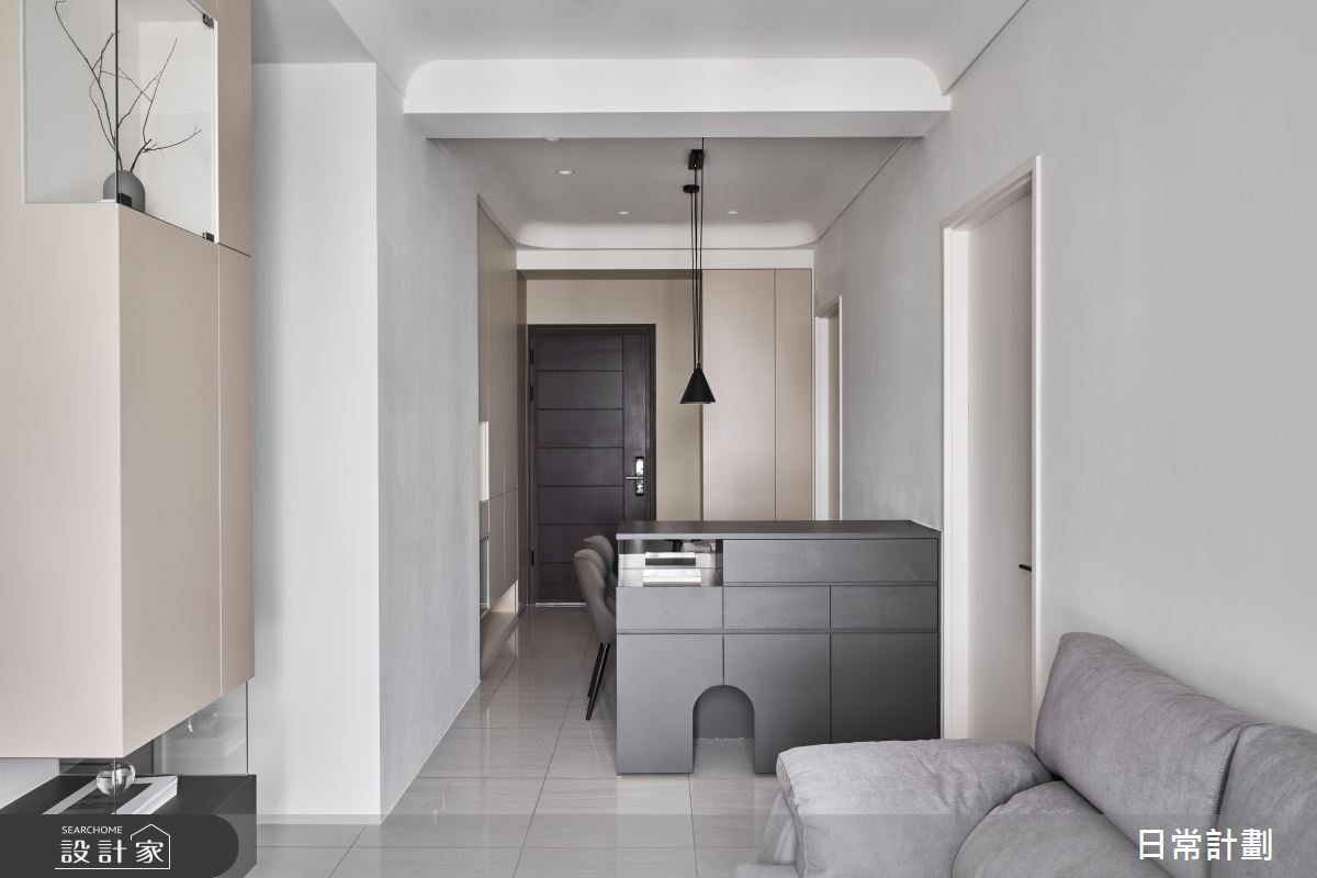 16坪新成屋(5年以下)＿混搭風玄關客廳餐廳案例圖片＿日常計劃空間設計有限公司＿日常計劃_08.新北16坪混搭風之9