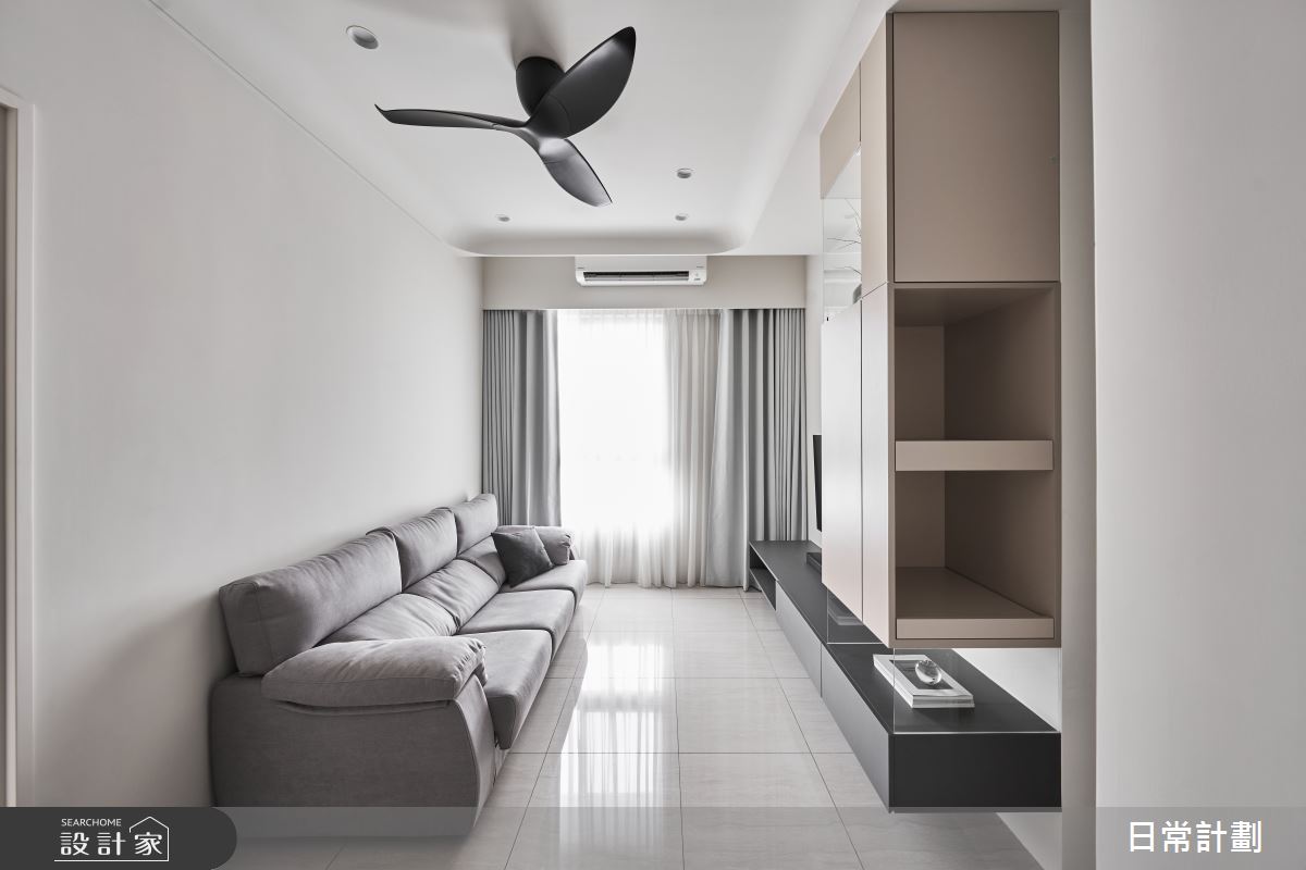 16坪新成屋(5年以下)＿混搭風客廳案例圖片＿日常計劃空間設計有限公司＿日常計劃_08.新北16坪混搭風之11