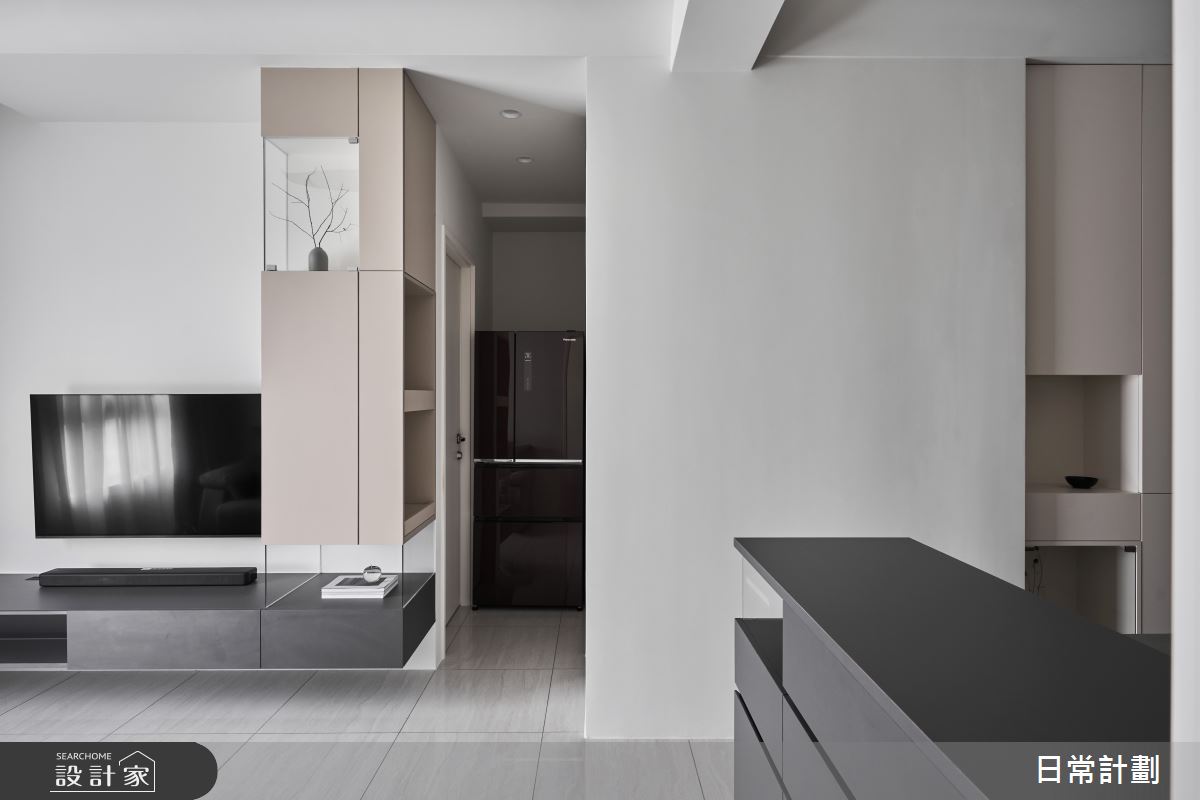 16坪新成屋(5年以下)＿混搭風客廳餐廳走廊案例圖片＿日常計劃空間設計有限公司＿日常計劃_08.新北16坪混搭風之12