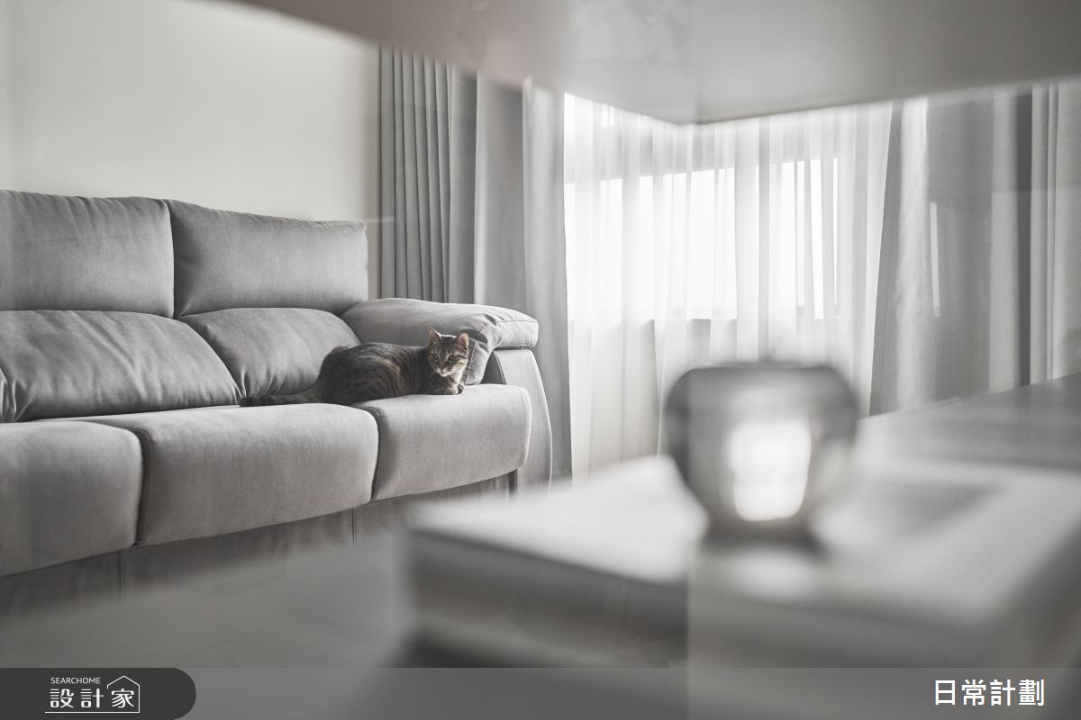16坪新成屋(5年以下)＿混搭風客廳案例圖片＿日常計劃空間設計有限公司＿日常計劃_08.新北16坪混搭風之13