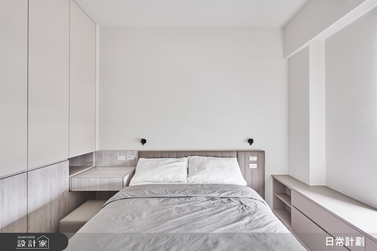 16坪新成屋(5年以下)＿混搭風臥室案例圖片＿日常計劃空間設計有限公司＿日常計劃_08.新北16坪混搭風之17