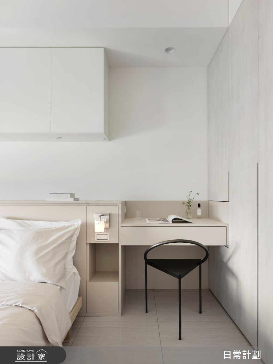18坪新成屋(5年以下)＿北歐風臥室案例圖片＿日常計劃空間設計有限公司＿日常計劃_09.新北18坪簡約北歐風之18