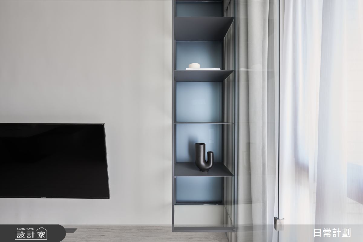 18坪新成屋(5年以下)＿現代風客廳案例圖片＿日常計劃空間設計有限公司＿日常計劃_10.新北18坪現代簡約風之8