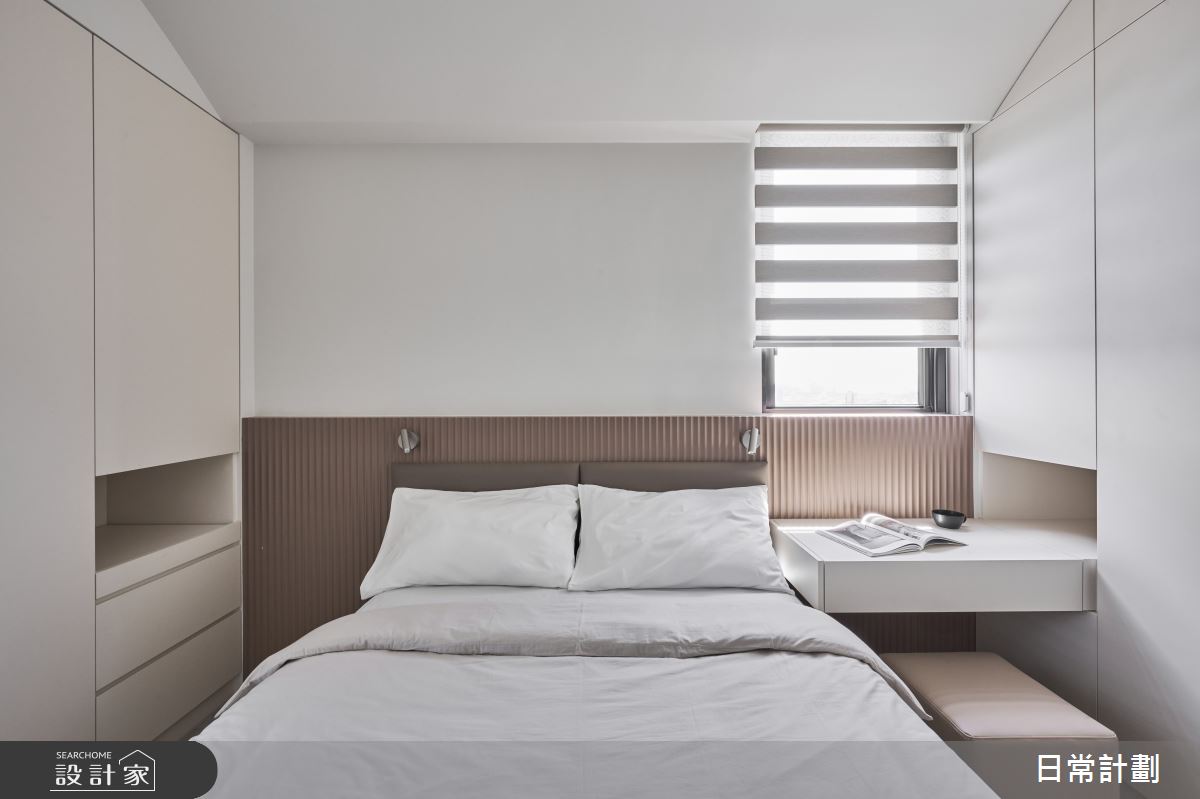 18坪新成屋(5年以下)＿現代風臥室案例圖片＿日常計劃空間設計有限公司＿日常計劃_10.新北18坪現代簡約風之15