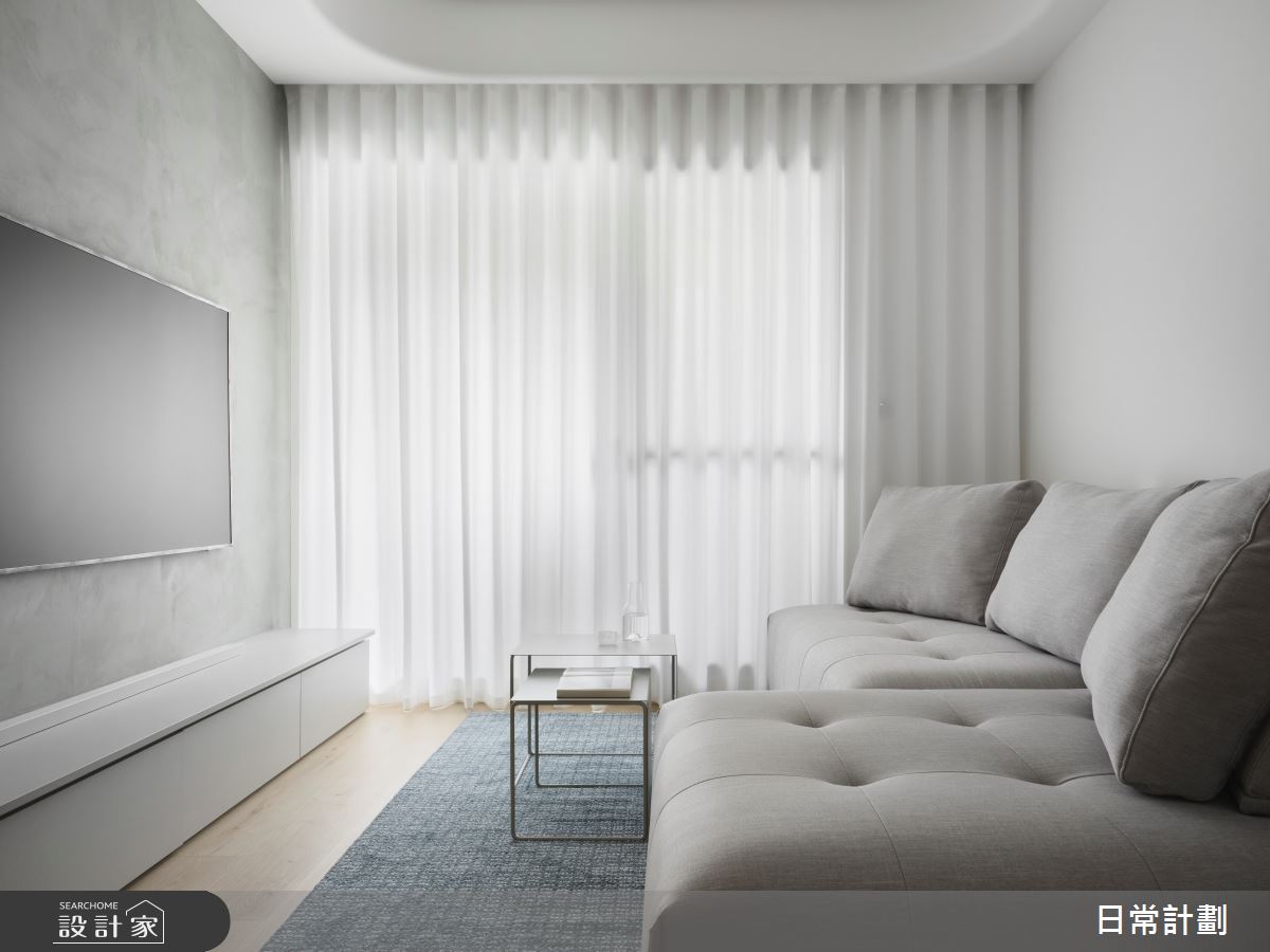 18坪預售屋＿簡約風客廳案例圖片＿日常計劃空間設計有限公司＿日常計劃_11.新北18坪簡約風之7