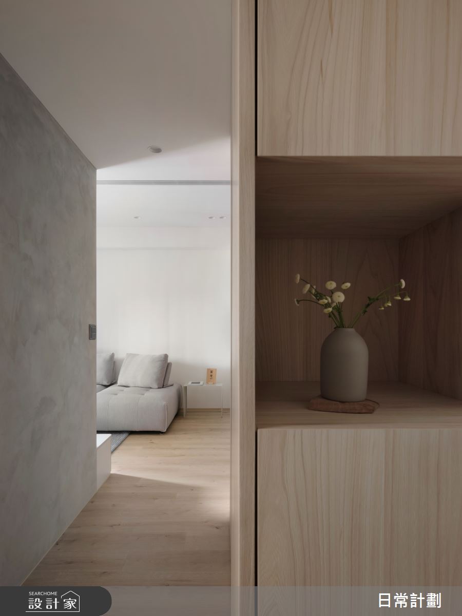 18坪預售屋＿簡約風走廊案例圖片＿日常計劃空間設計有限公司＿日常計劃_11.新北18坪簡約風之13