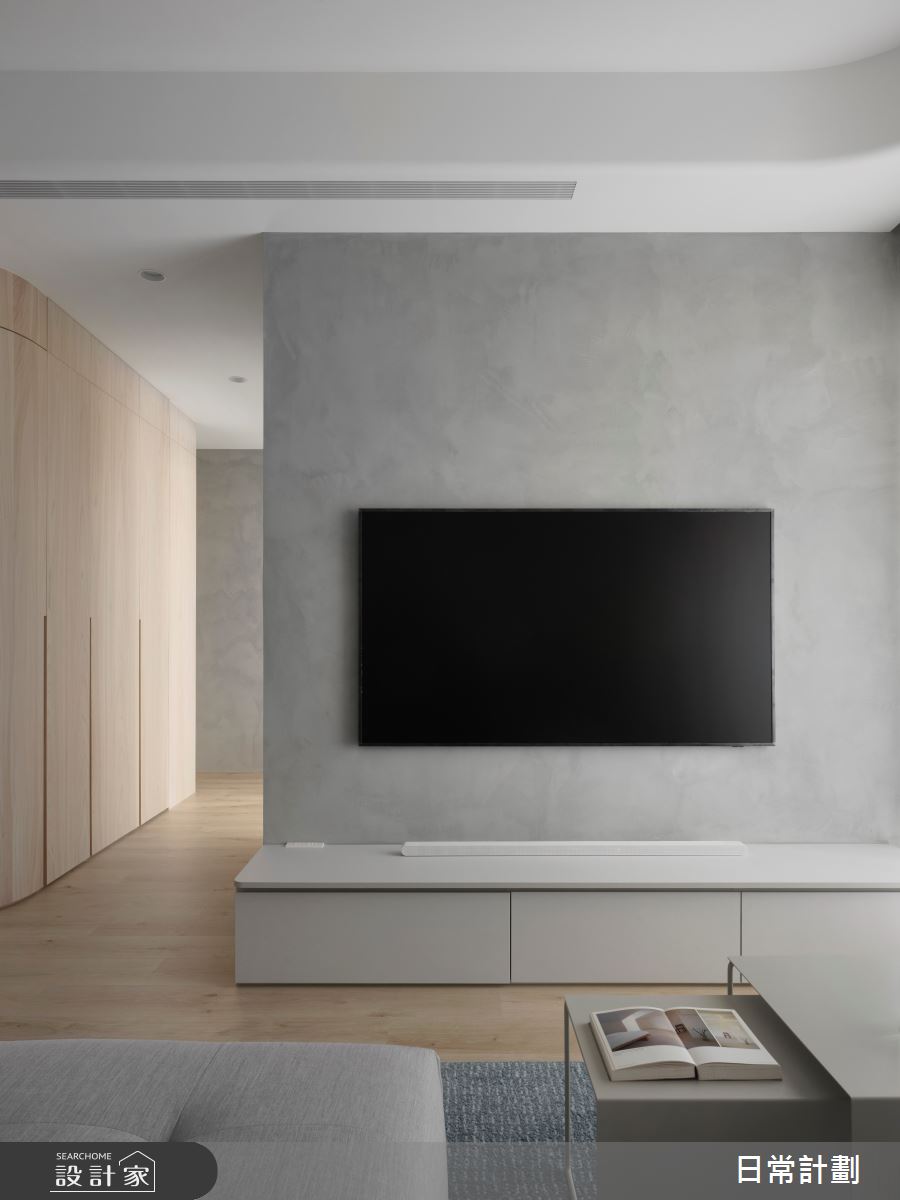 18坪預售屋＿簡約風客廳案例圖片＿日常計劃空間設計有限公司＿日常計劃_11.新北18坪簡約風之8