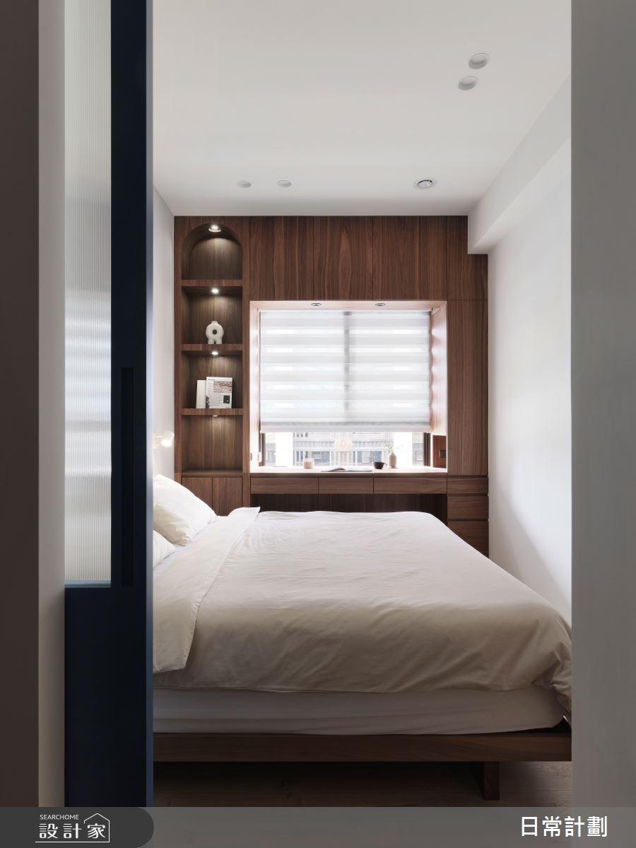 18坪預售屋＿簡約風臥室案例圖片＿日常計劃空間設計有限公司＿日常計劃_11.新北18坪簡約風之15