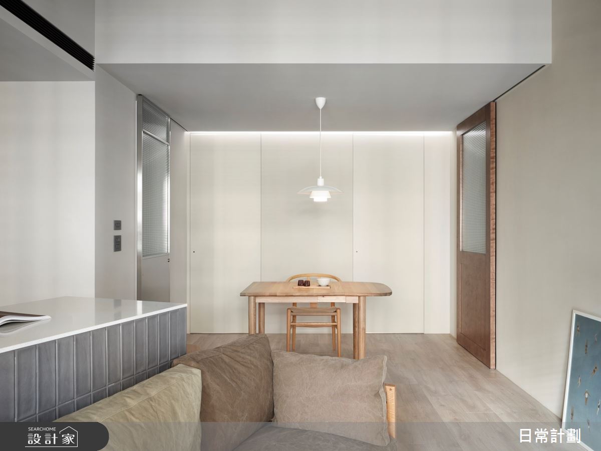 新成屋(5年以下)＿混搭風客廳餐廳中島案例圖片＿日常計劃空間設計有限公司＿日常計劃_12.桃園15.5坪混搭風之7