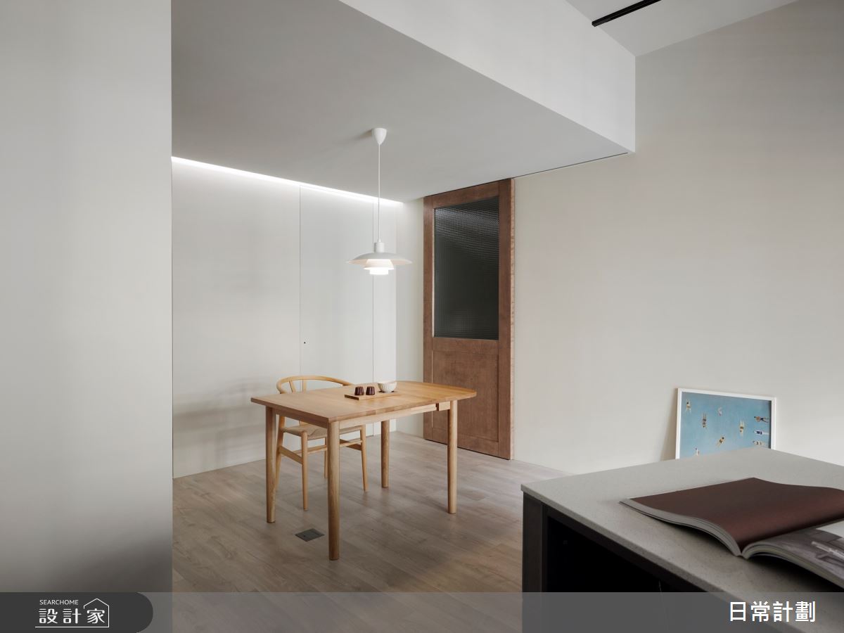 新成屋(5年以下)＿混搭風餐廳中島案例圖片＿日常計劃空間設計有限公司＿日常計劃_12.桃園15.5坪混搭風之8