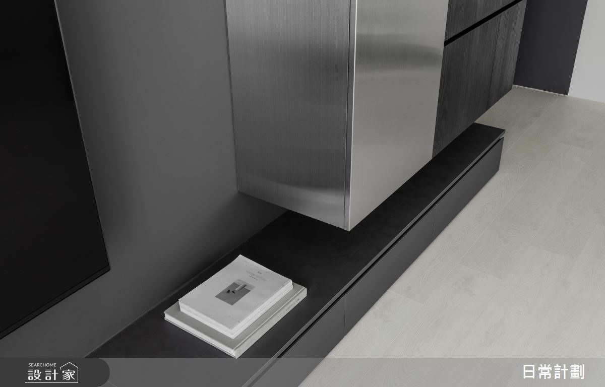 15坪新成屋(5年以下)＿現代風客廳案例圖片＿日常計劃空間設計有限公司＿日常計劃_14.台北15坪現代風之8