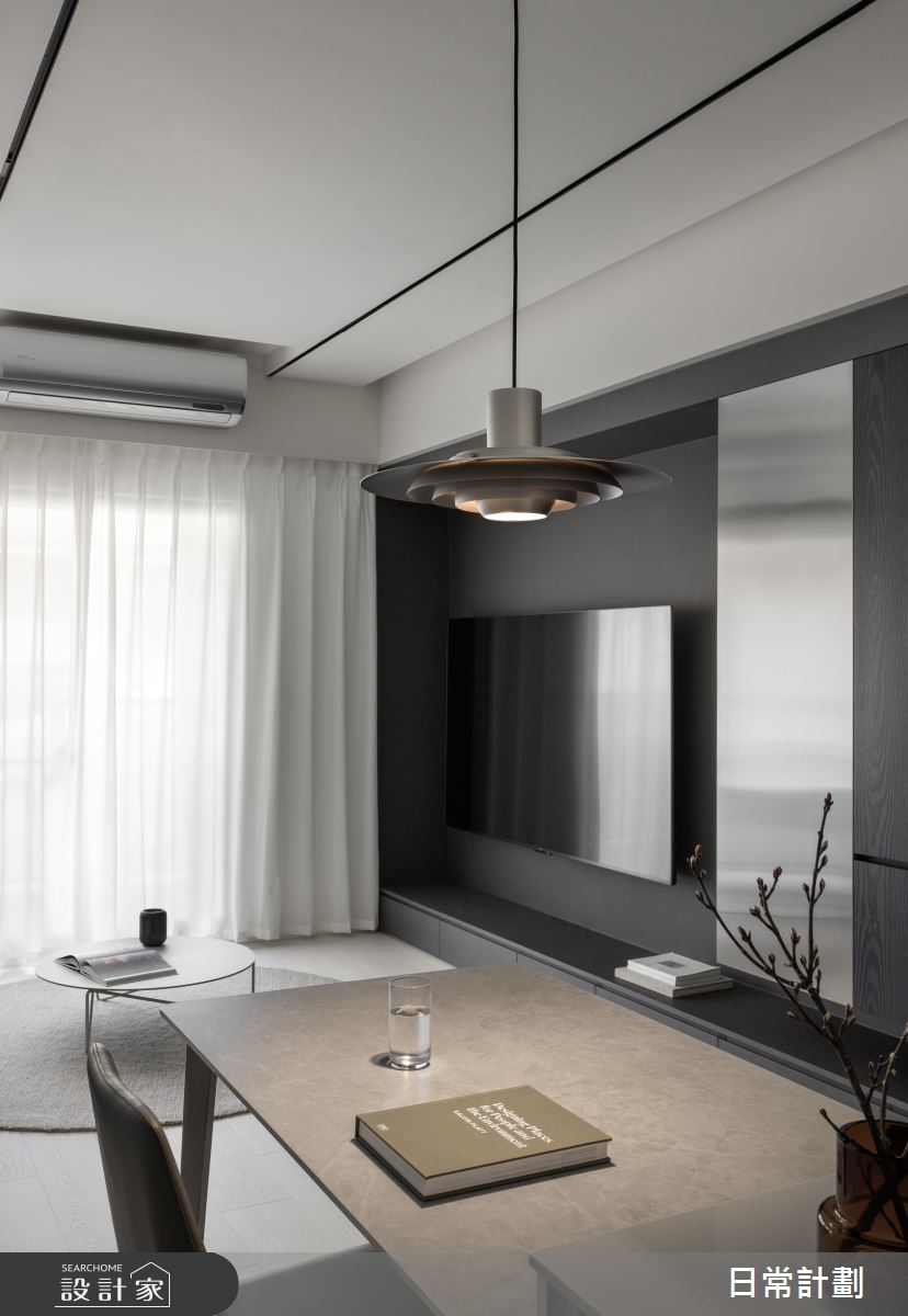 15坪新成屋(5年以下)＿現代風客廳餐廳案例圖片＿日常計劃空間設計有限公司＿日常計劃_14.台北15坪現代風之11