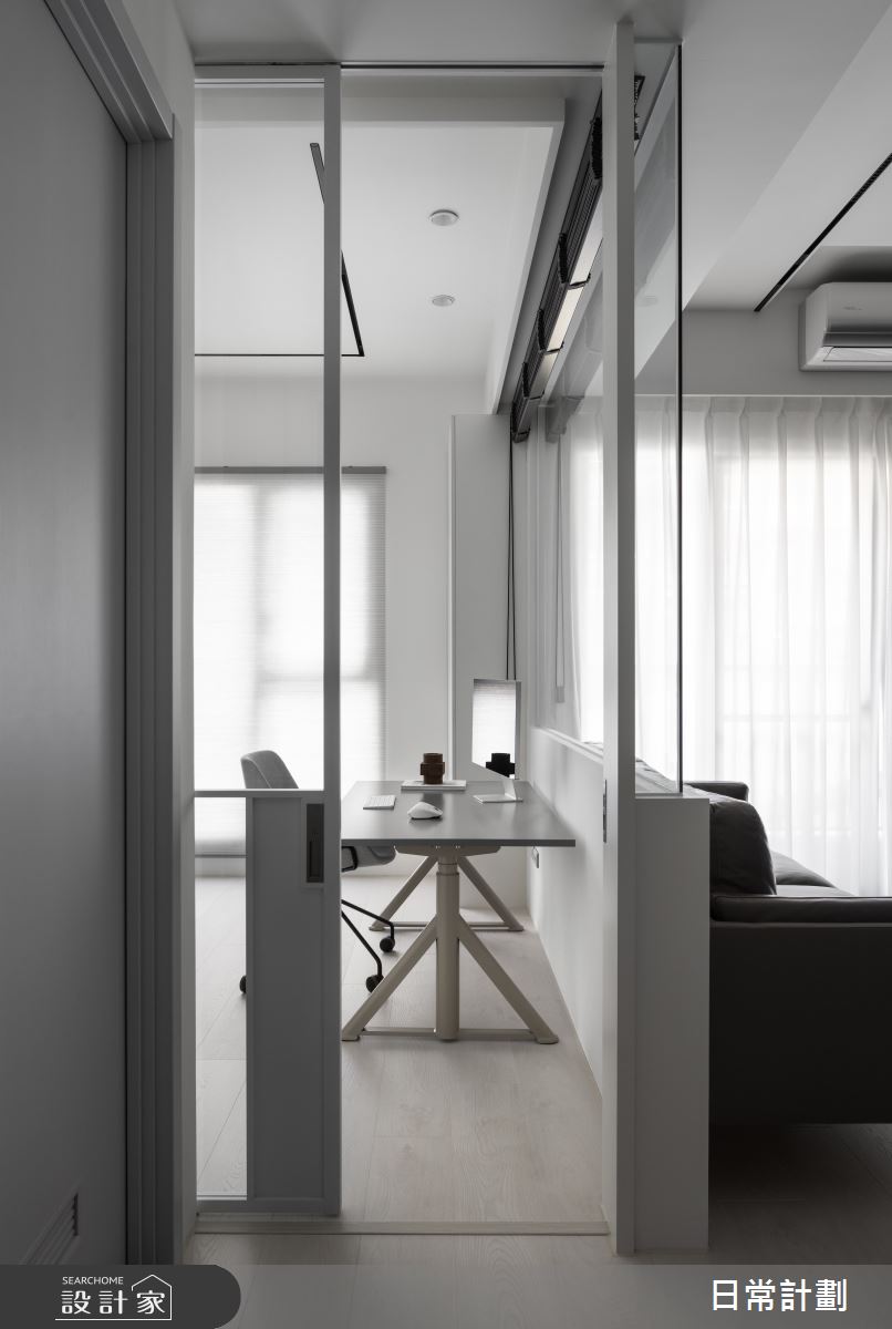 15坪新成屋(5年以下)＿現代風書房案例圖片＿日常計劃空間設計有限公司＿日常計劃_14.台北15坪現代風之14