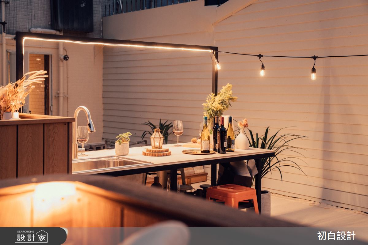 40坪老屋(31~40年)＿美式風案例圖片＿初白設計有限公司＿初白_醉美露台之13