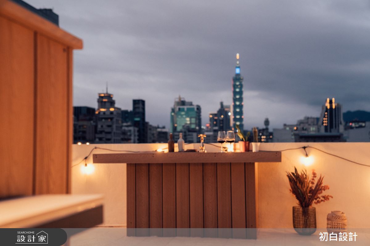 40坪老屋(31~40年)＿美式風案例圖片＿初白設計有限公司＿初白_醉美露台之15