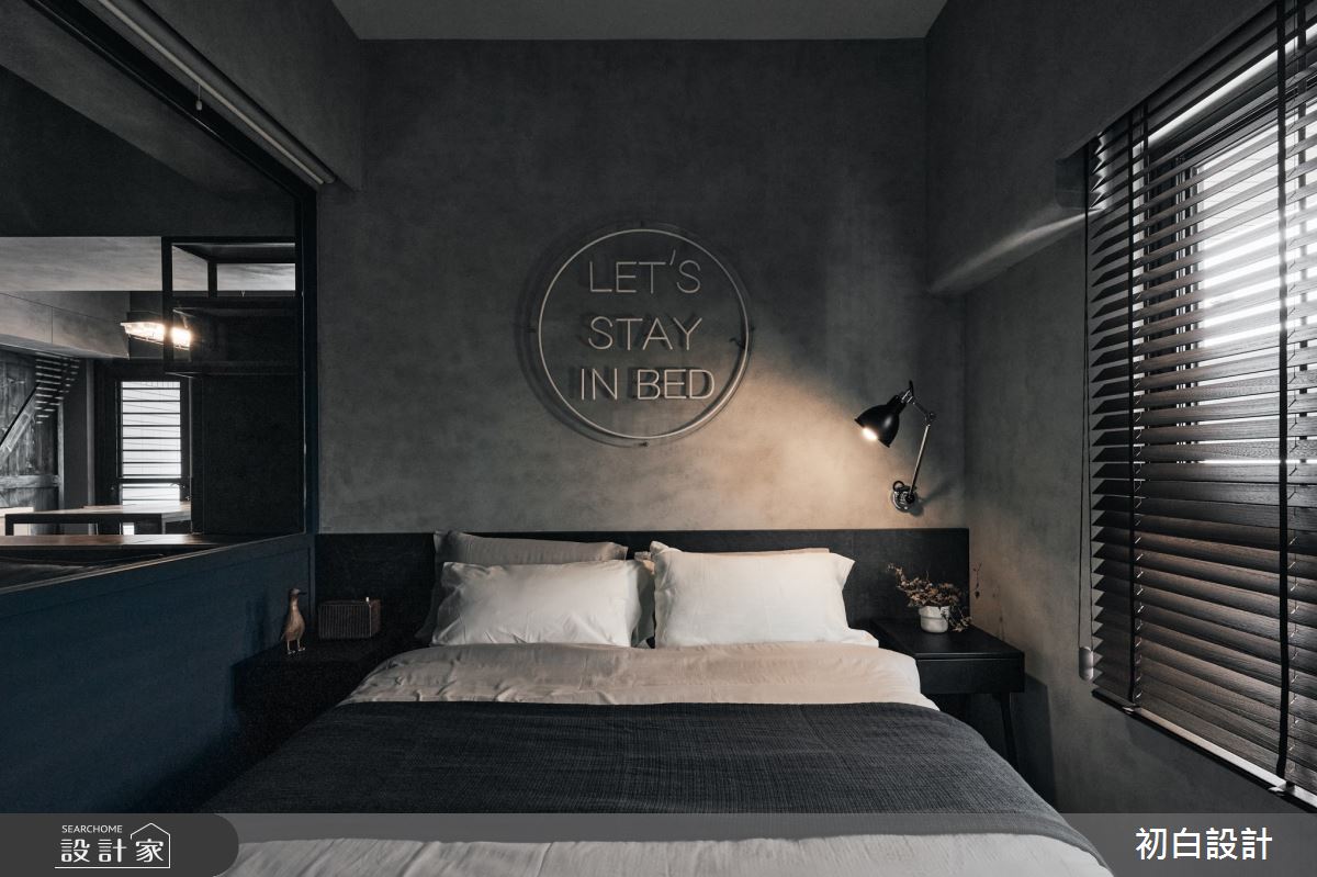 10坪新成屋(5年以下)＿工業風臥室案例圖片＿初白設計有限公司＿初白_脈墨之境之12