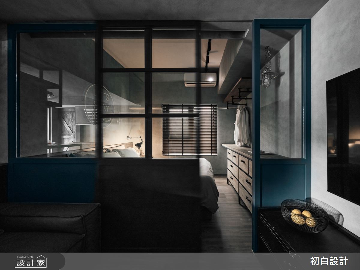 10坪新成屋(5年以下)＿工業風客廳臥室案例圖片＿初白設計有限公司＿初白_脈墨之境之17