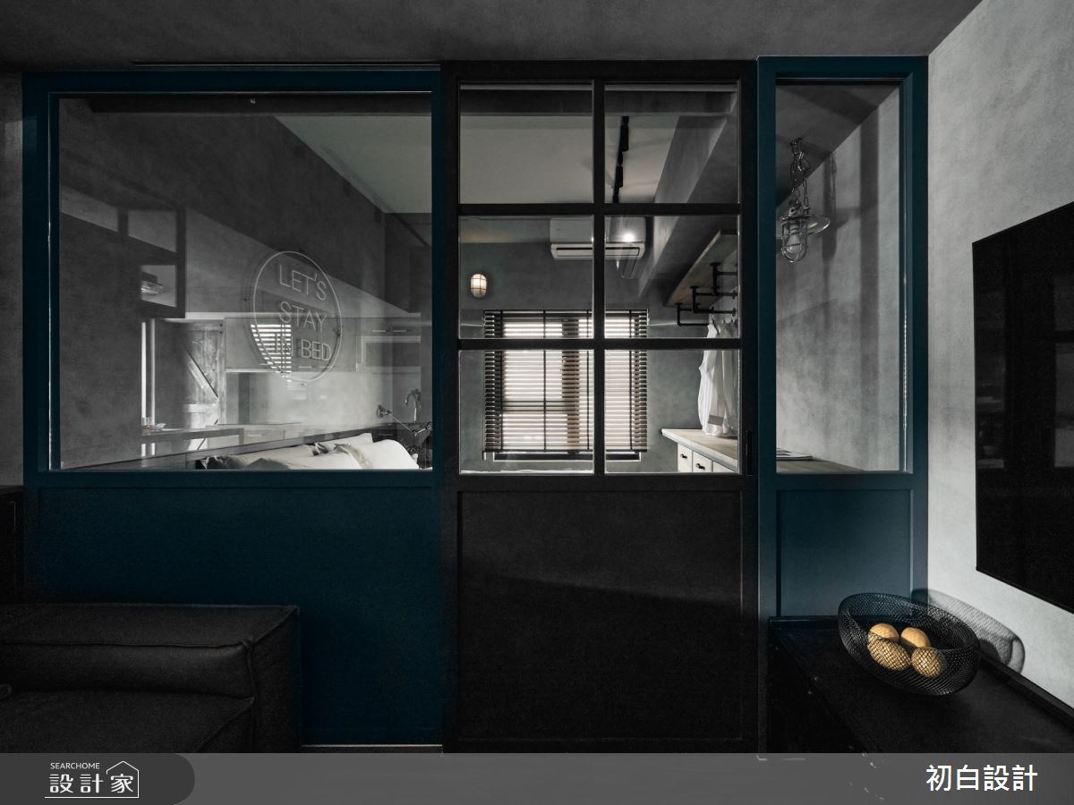 10坪新成屋(5年以下)＿工業風客廳臥室案例圖片＿初白設計有限公司＿初白_脈墨之境之18