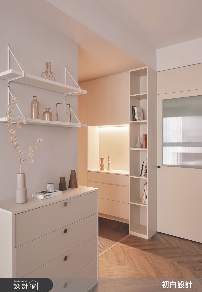 18坪新成屋(5年以下)＿現代風玄關案例圖片＿初白設計有限公司＿初白_知芙之境之3