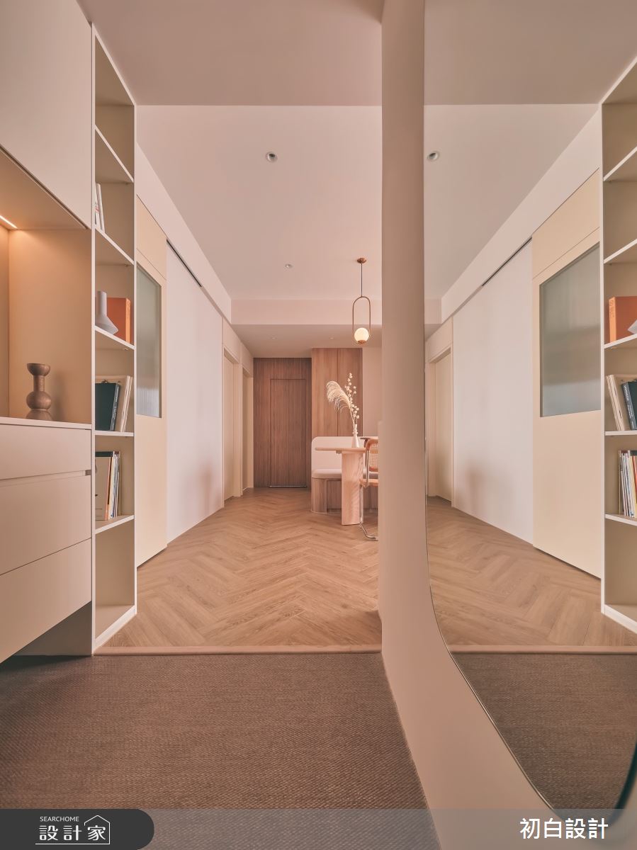 18坪新成屋(5年以下)＿現代風玄關案例圖片＿初白設計有限公司＿初白_知芙之境之2