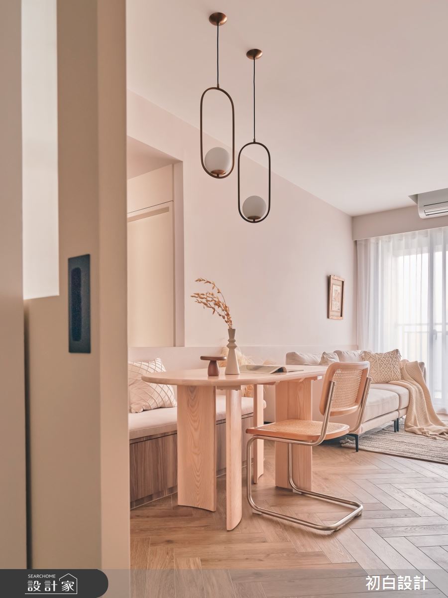 18坪新成屋(5年以下)＿現代風客廳餐廳案例圖片＿初白設計有限公司＿初白_知芙之境之6