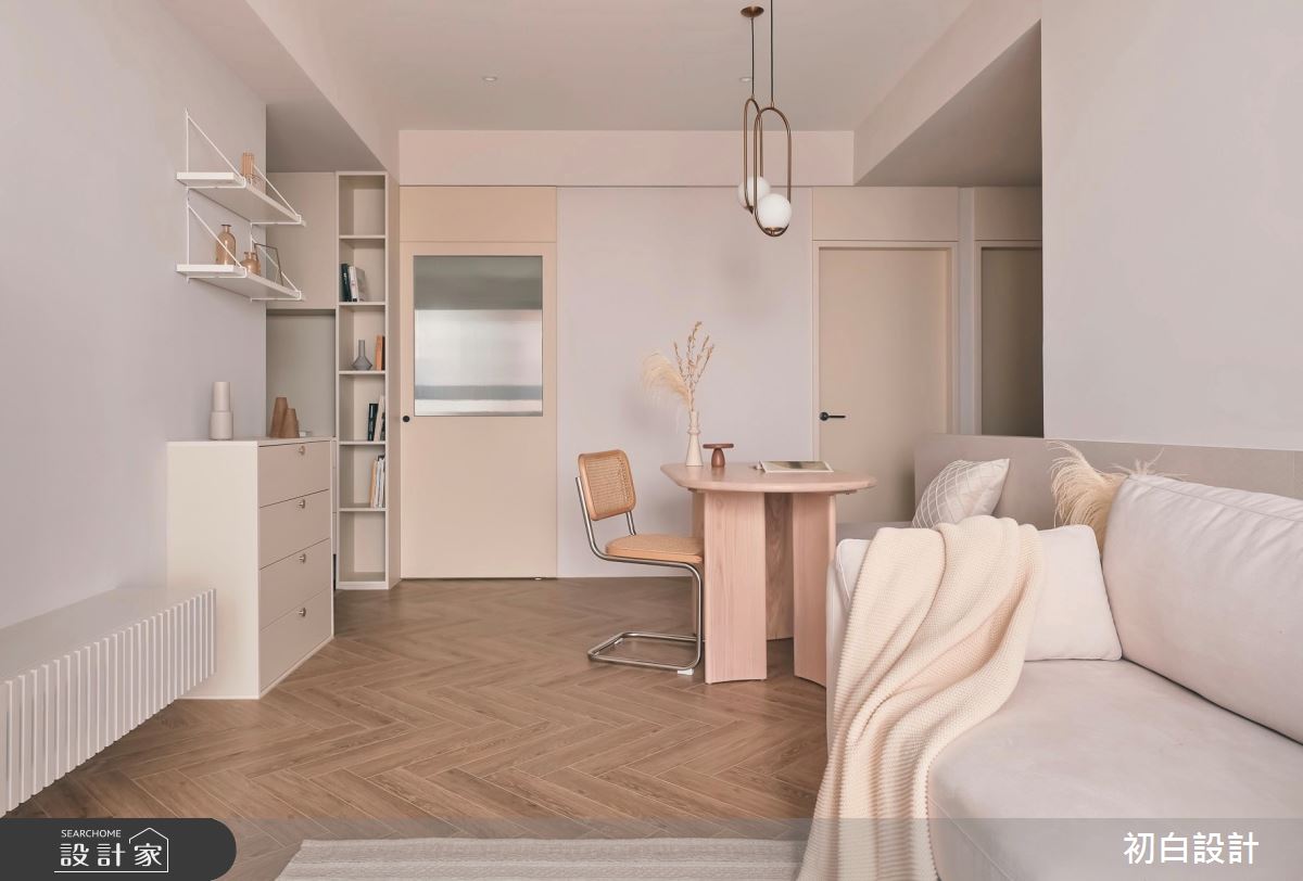 18坪新成屋(5年以下)＿現代風客廳餐廳案例圖片＿初白設計有限公司＿初白_知芙之境之9