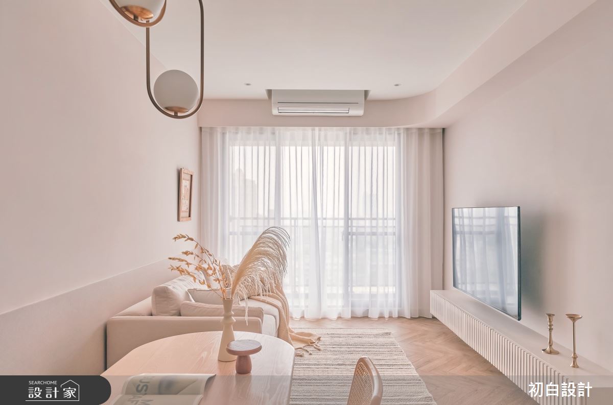 18坪新成屋(5年以下)＿現代風客廳餐廳案例圖片＿初白設計有限公司＿初白_知芙之境之11