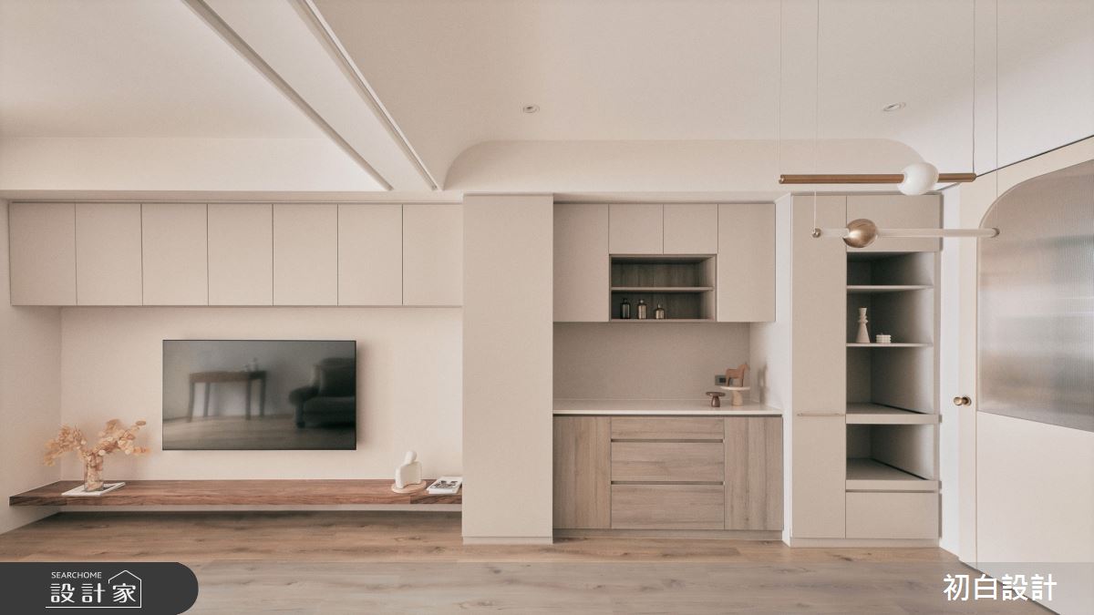 30坪老屋(31~40年)＿現代風客廳案例圖片＿初白設計有限公司＿初白_膚沙之境之7