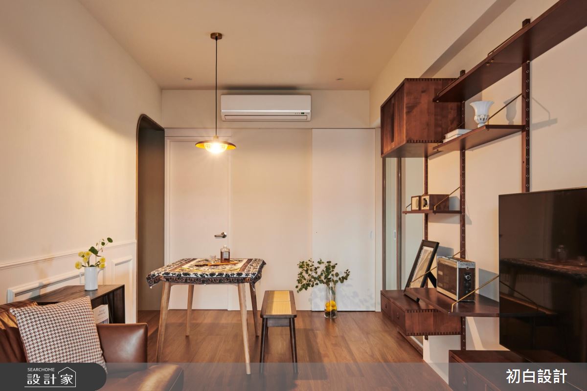 12坪新成屋(5年以下)＿混搭風客廳餐廳案例圖片＿初白設計有限公司＿初白_摩登之境之13