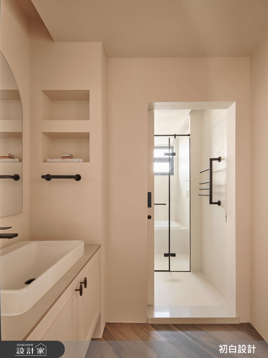 10坪老屋(31~40年)＿混搭風浴室案例圖片＿初白設計有限公司＿初白_縵縵之境之18