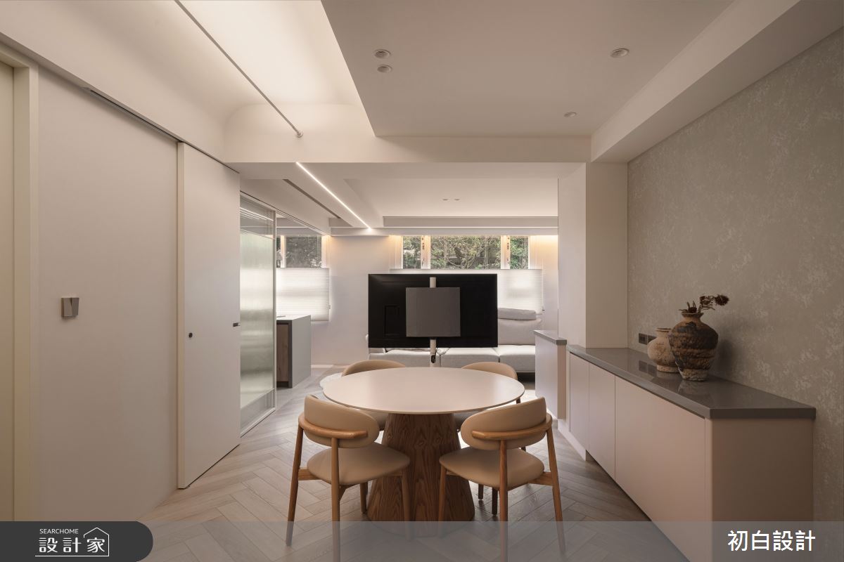 35坪老屋(31~40年)＿現代風餐廳案例圖片＿初白設計有限公司＿初白_絨霧之境之7