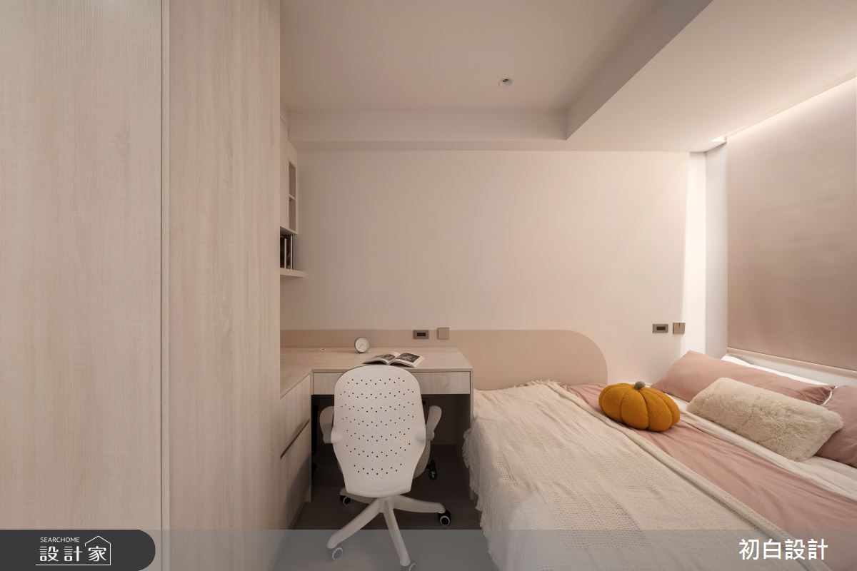 35坪老屋(31~40年)＿現代風臥室案例圖片＿初白設計有限公司＿初白_絨霧之境之12