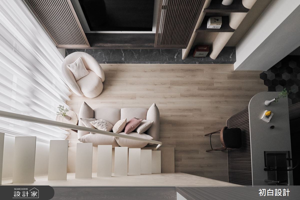 16坪中古屋(5~15年)＿其他客廳餐廳樓梯中島案例圖片＿初白設計有限公司＿初白_斐然之境之7