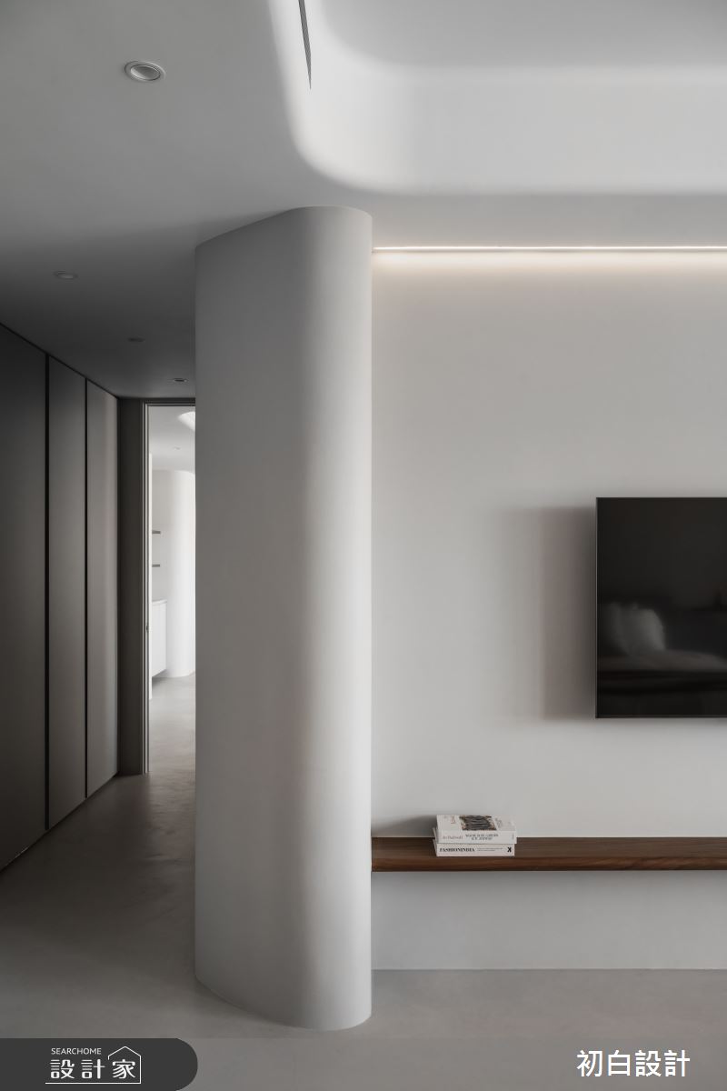75坪新成屋(5年以下)＿簡約風臥室案例圖片＿初白設計有限公司＿初白_玉白之境之15