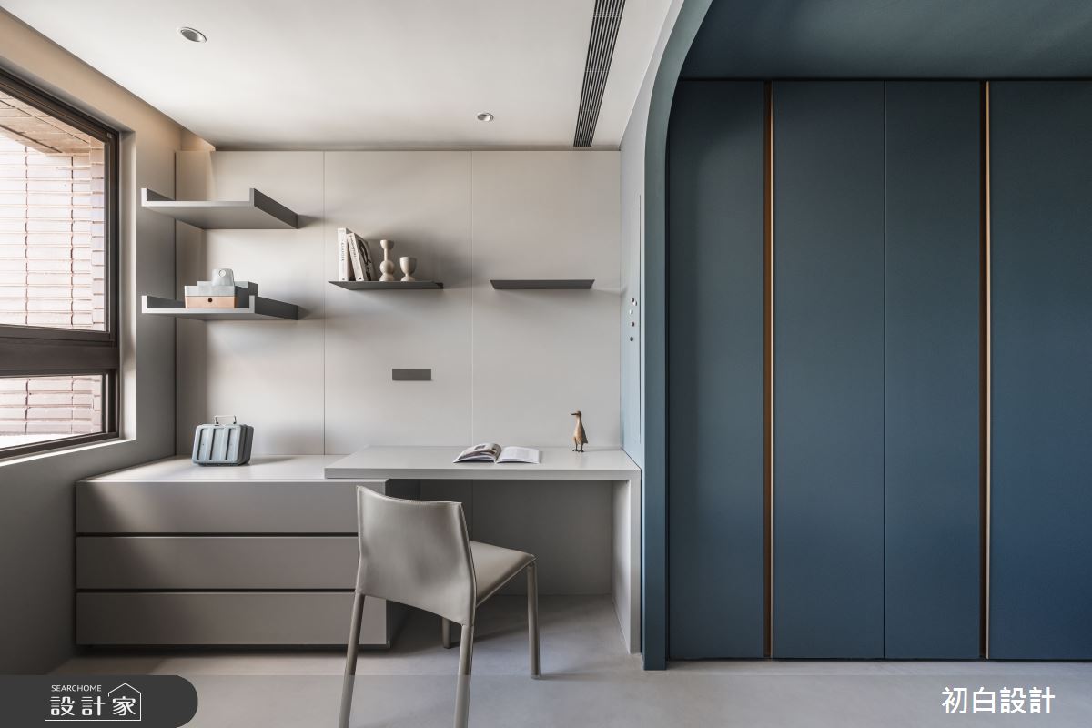 75坪新成屋(5年以下)＿簡約風客房案例圖片＿初白設計有限公司＿初白_玉白之境之20