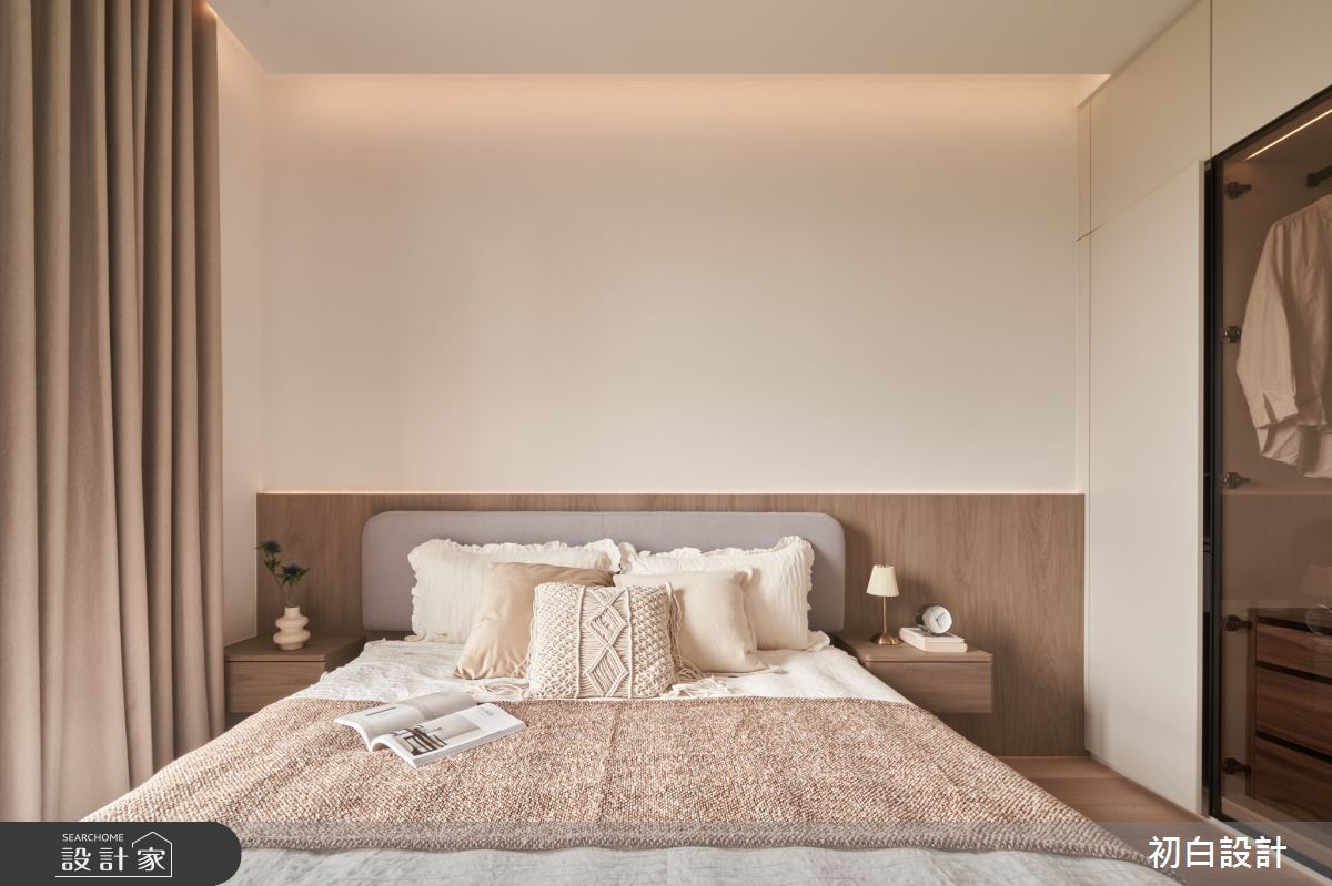 16坪新成屋(5年以下)＿混搭風臥室案例圖片＿初白設計有限公司＿初白_撫麥之境之12