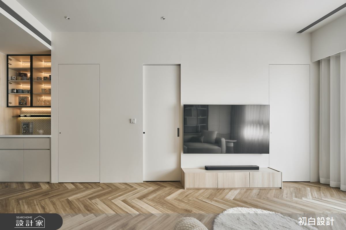 15坪新成屋(5年以下)＿混搭風客廳案例圖片＿初白設計有限公司＿初白_林檎之境之5
