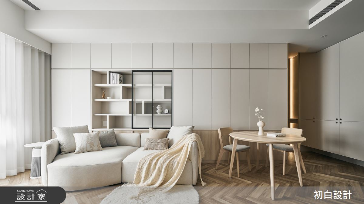 15坪新成屋(5年以下)＿混搭風客廳餐廳案例圖片＿初白設計有限公司＿初白_林檎之境之7