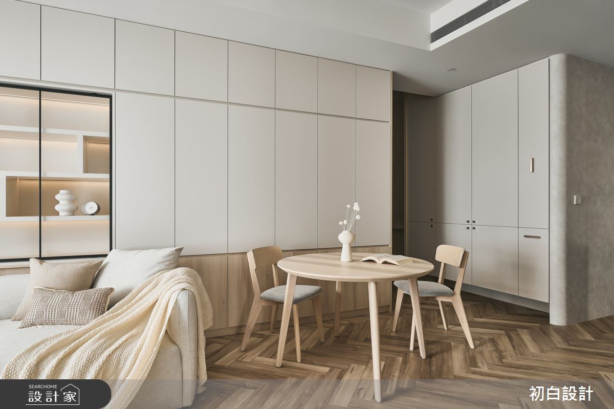 15坪新成屋(5年以下)＿混搭風客廳餐廳案例圖片＿初白設計有限公司＿初白_林檎之境之6