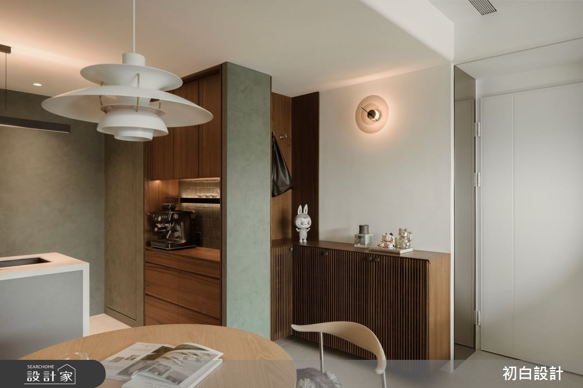 21坪新成屋(5年以下)＿現代風餐廳中島案例圖片＿初白設計有限公司＿初白_諾縵之境之8