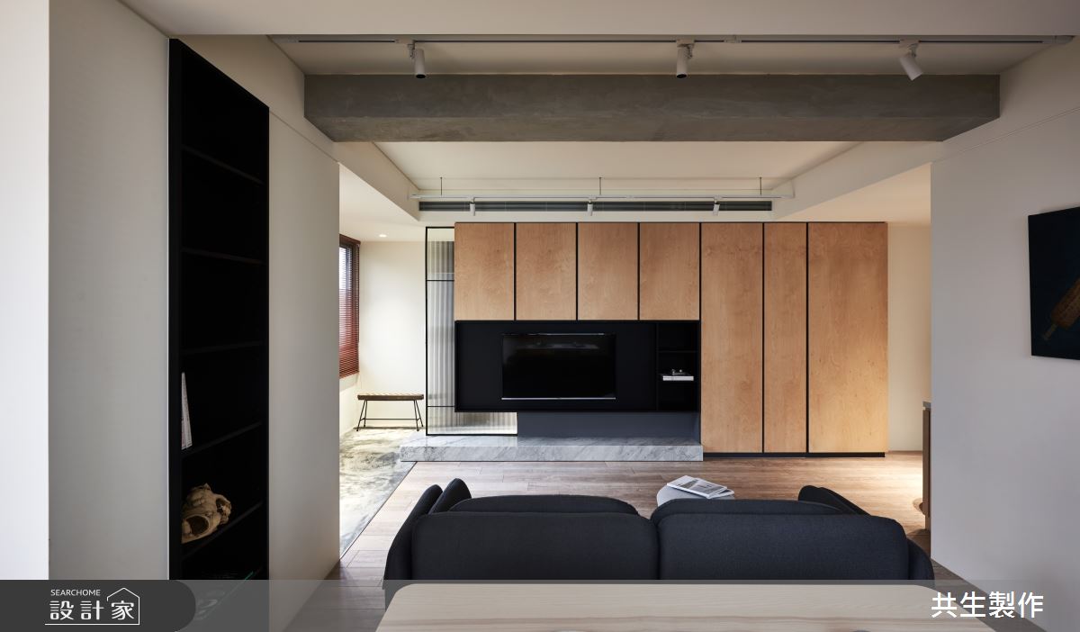 22坪老屋(41~50年)＿現代風客廳案例圖片＿共生製作設計有限公司＿共生製作_台北J宅之6