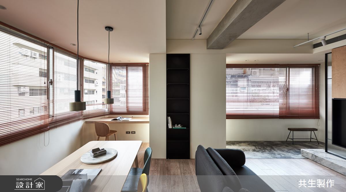22坪老屋(41~50年)＿現代風客廳餐廳案例圖片＿共生製作設計有限公司＿共生製作_台北J宅之7