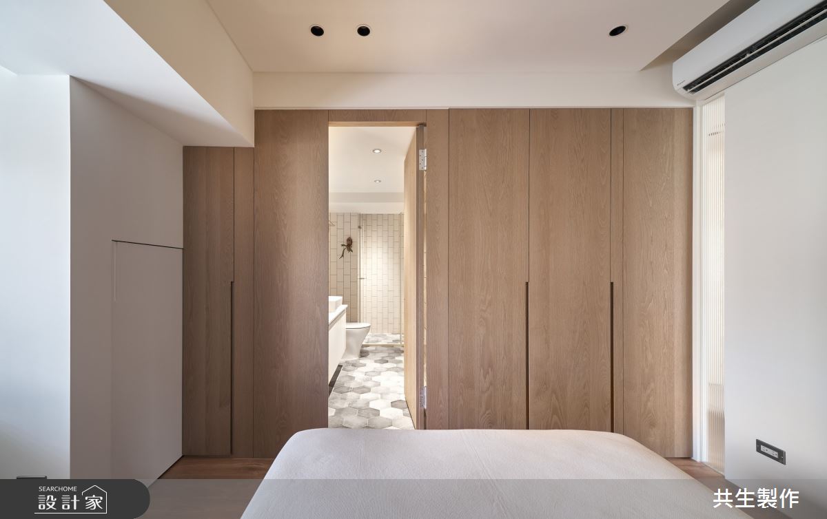 31坪老屋(31~40年)＿現代風臥室浴室案例圖片＿共生製作設計有限公司＿共生製作_松山陳宅之11