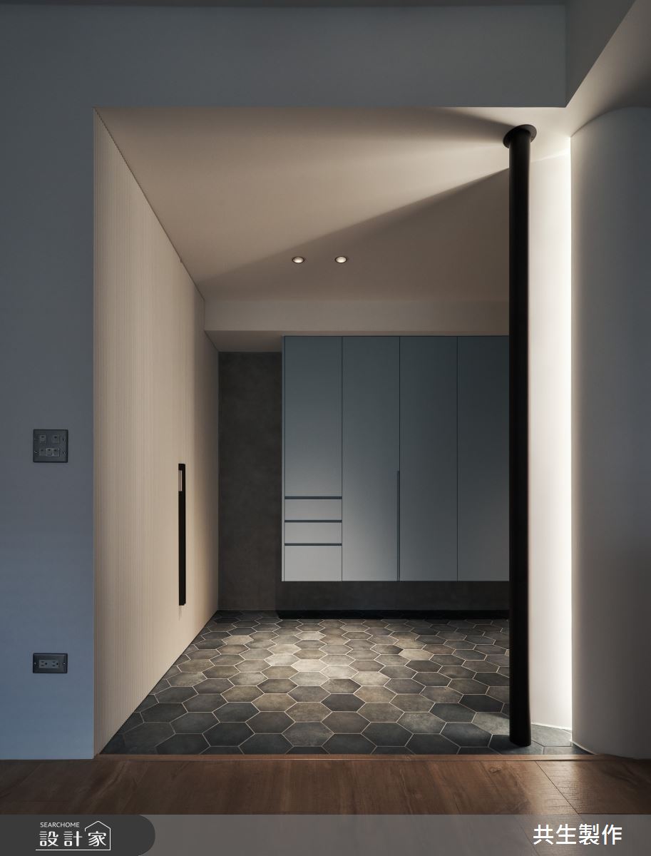 31坪老屋(31~40年)＿現代風玄關案例圖片＿共生製作設計有限公司＿共生製作_松山陳宅之4