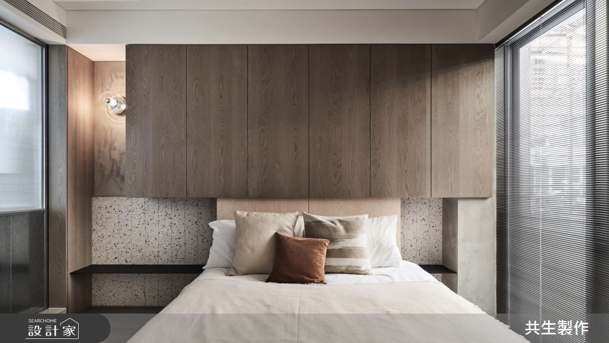 40坪老屋(50年以上)＿現代風臥室案例圖片＿共生製作設計有限公司＿共生製作_大安藝寓之17