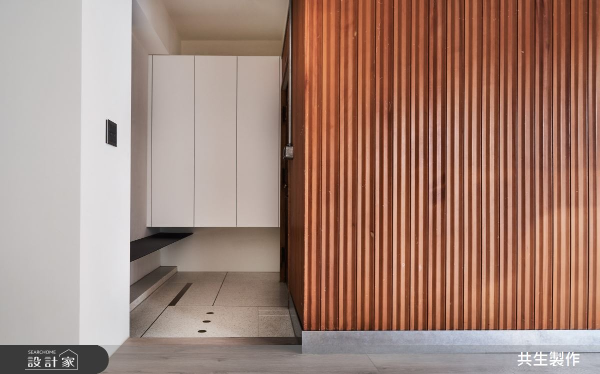 40坪老屋(50年以上)＿現代風玄關案例圖片＿共生製作設計有限公司＿共生製作_大安藝寓之5
