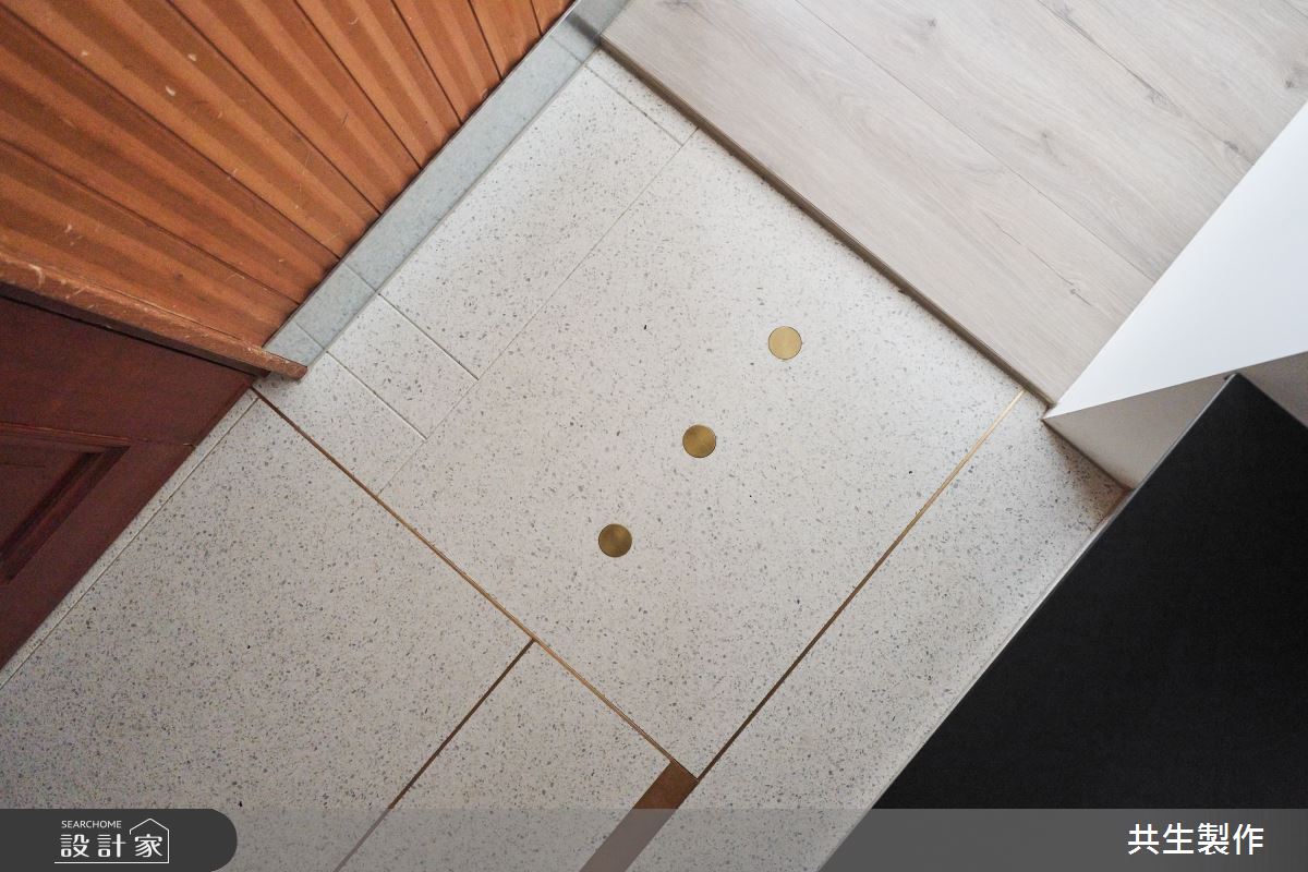 40坪老屋(50年以上)＿現代風玄關案例圖片＿共生製作設計有限公司＿共生製作_大安藝寓之6